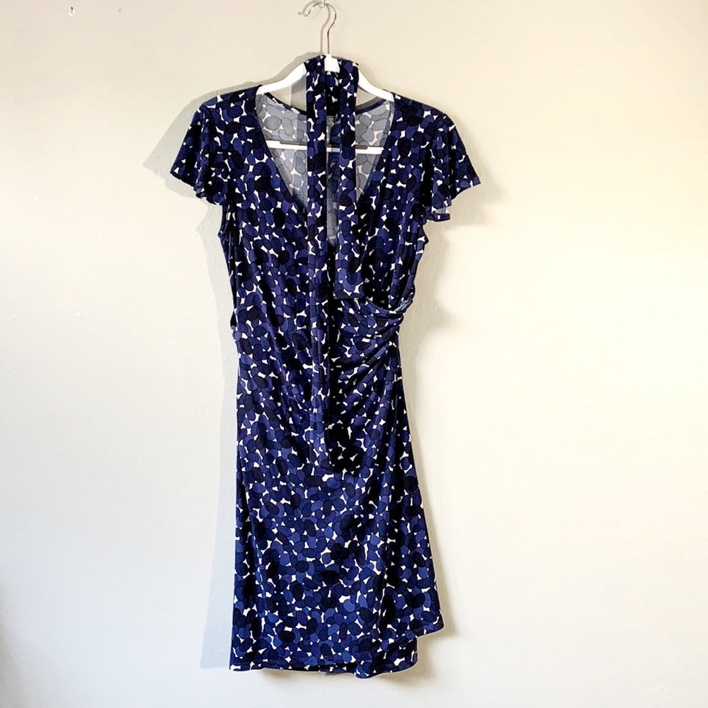 Ann Taylor Navy Wrap Dress
